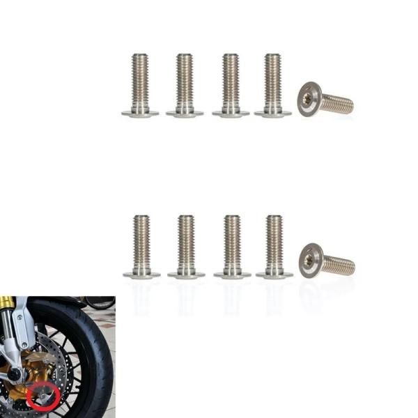 並行輸入品 r1200gs f800r r9t BMW ブレーキ カスタムパーツ アクセサリー ninet オートバイ フロント ローターボルト チタン m8x