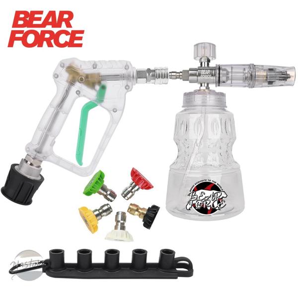 並行輸入品 カスタムパーツ アクセサリー bear force 高圧洗浄機用 ウォーターガン カー クリーニング ホース コネクタ ケルヒャー ニルフィスク パ