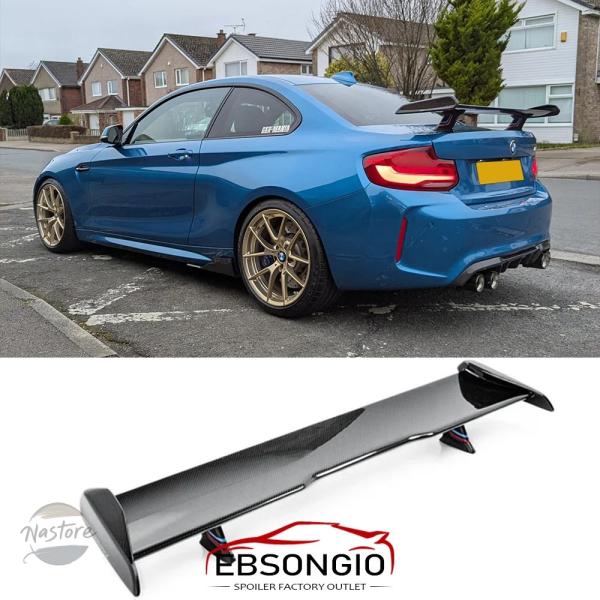並行輸入品 f22 m3 f87 m2 BMW スポイラー カスタムパーツ アクセサリー カーボン シリーズ クーペ モデル リア ルグロッシー カーボンファイ