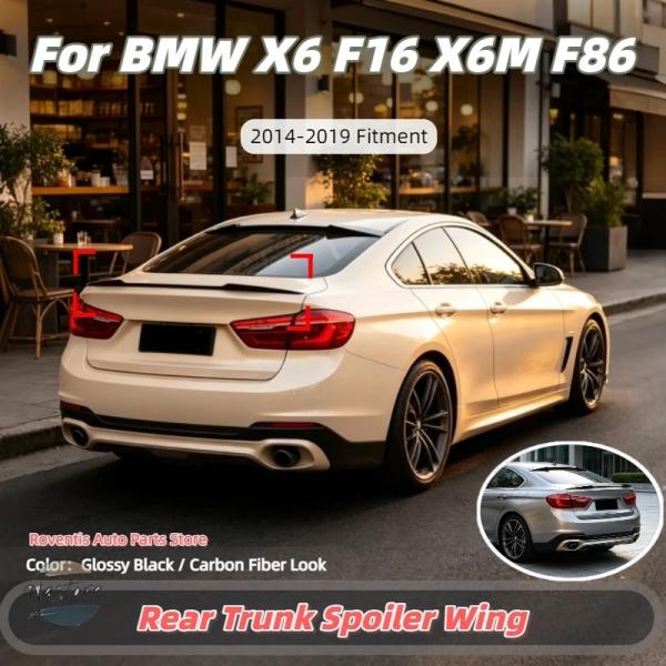 並行輸入品 f16 x6m f86 BMW スポイラー カスタムパーツ アクセサリー リア トランク ブートリッドダックテール ウィング スプリッターリップ カ