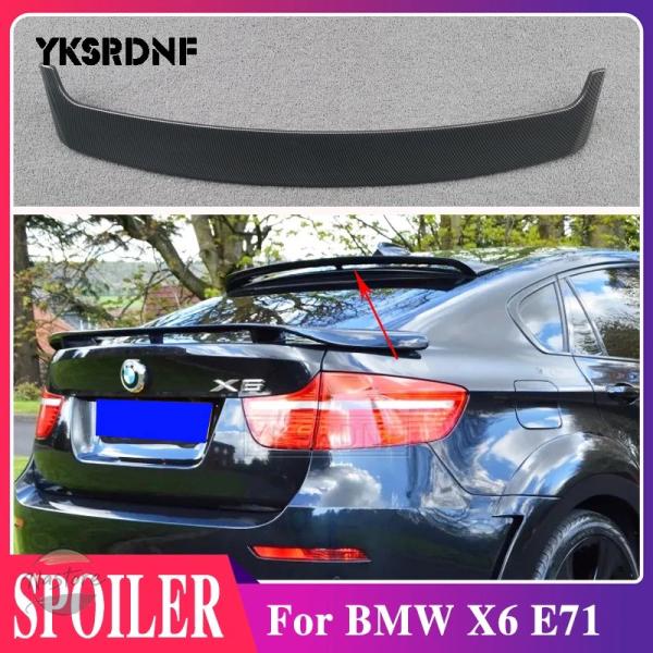 並行輸入品 x6 e71 BMW スポイラー カスタムパーツ アクセサリー ルーフ abs 素材 プライマーカラー リア ウィンドウ ウィング