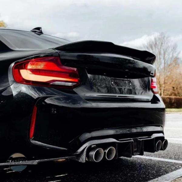 並行輸入品 f22 f23 f87 m2 BMW スポイラー カスタムパーツ アクセサリー シリーズ クーペ ドア リア トランクリッド ウィング リップ テー