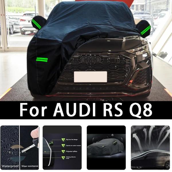 並行輸入品 q8 アウディ カーカバー カスタムパーツ アクセサリー 屋外保護 フル スノー カバー サンシェード 防水 防塵 外装 カー