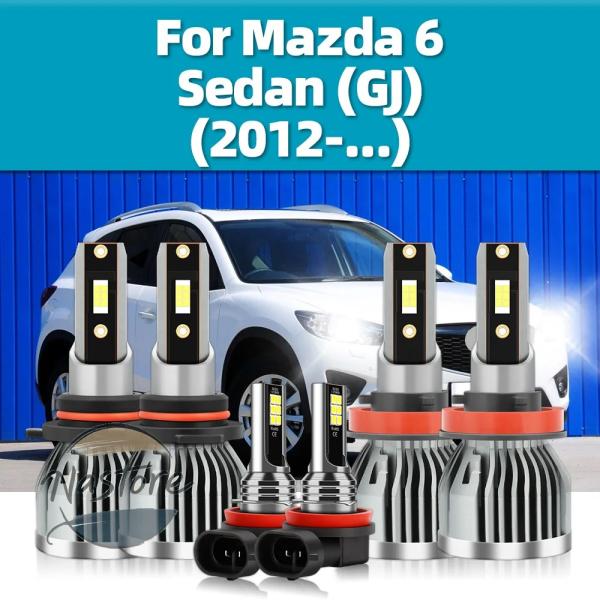 並行輸入品 マツダ mazda ヘッドライト ヘッド ライト 6セダン gj ハイライトled 2012-15 2016-19 2020 k超高輝度