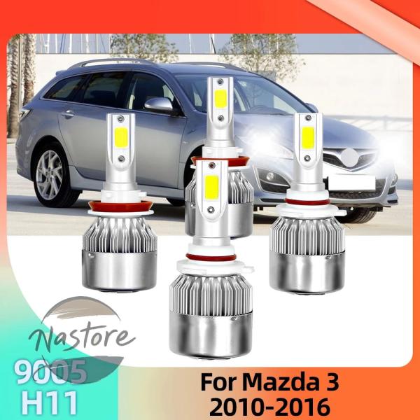 並行輸入品 マツダ mazda ヘッドライト ヘッド ライト roadsun led電球 8000lm電球 6000k 12v 3セダン 2010-