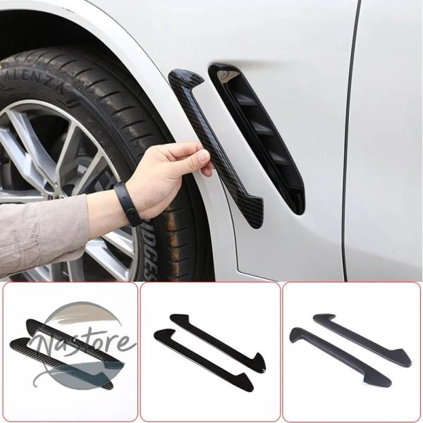 並行輸入品 BMW カバー 部品 カスタムパーツ アクセサリー サイドフェンダー x3 x4 g01 g02 2018 2022 サイドベントトリム エアフロー