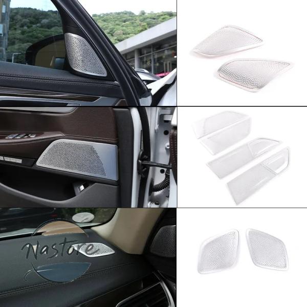 並行輸入品 BMW カバー スピーカー 部品 カスタムパーツ アクセサリー ドア 合金 7シリーズ g11 g12 2009 2022