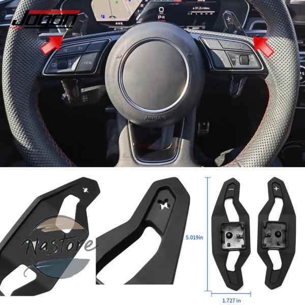 Audi A3, A4, A5, A6, RS3, RS4のステアリングホイール アウディ A3 A4 B9 A5 S3 S4 S5 RS3 RS4 RS5 8V用 スエード本革