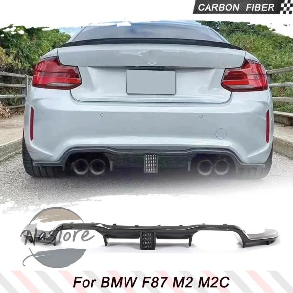 LEDライト付きカーボン リアバンパー BMW F87 M2 M2Cコンペティション 2015 2020ディフューザー
