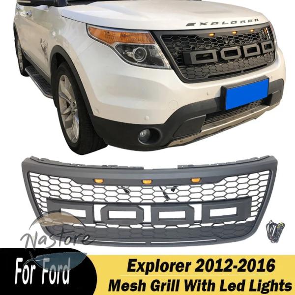 FORD フロントグリル LEDライト付き 並行輸入品 フォード ford フロント 部品 カスタムパーツ アクセサリー