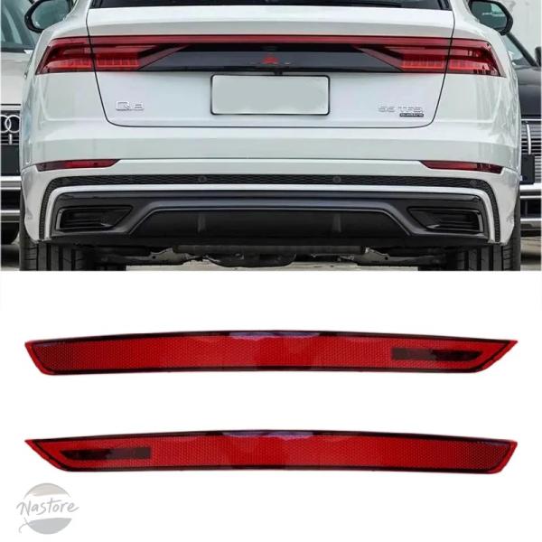 並行輸入品 アウディ Q8 RSQ8 SQ8 2019 23 4M8945701A 4M8945702A オートリア バンパー リフレクター ハザード灯ランプリ