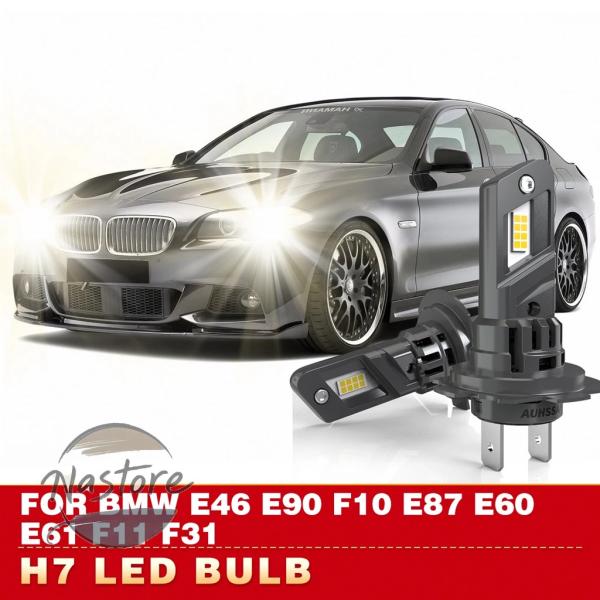 並行輸入品 BMW ヘッド アップグレード ヘッドライト 部品 カスタムパーツ アクセサリー ライト canbus ledカー フォグライト 2x h7 240