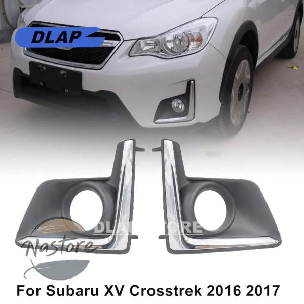 並行輸入品 カバー フォグランプ フロント スバル SUBARU subaru xv crosstrek 2016 2017 ベゼル フードトリム57731fj