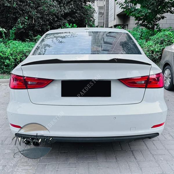 並行輸入品 アウディ audi a3 スポイラー リップスポイラー リップ アクセサリー カスタム リア キット s3 rs3 8v 8y tfsi tdi セ