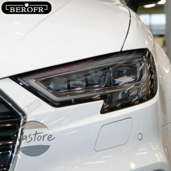 並行輸入品 アウディ audi a3 ヘッドライト ヘッド ライト スモークブラックtpuステッカー カーライトフィルム 8v s3 a4 b8 b9 a5 a