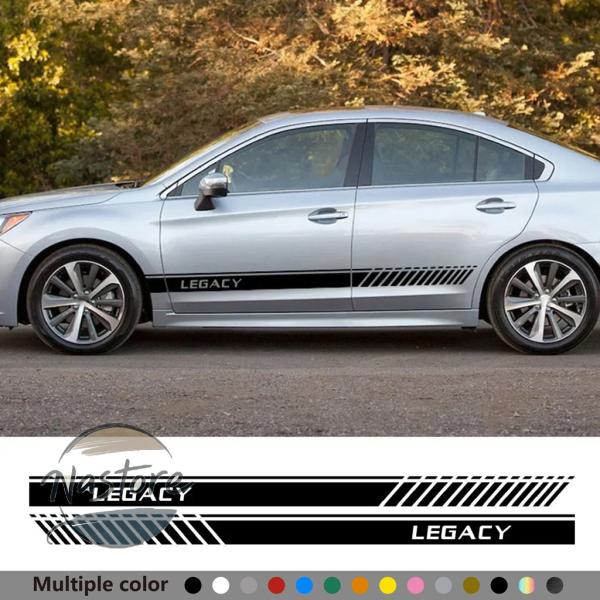 スバル SUBARU レガシィ IV B4 GT PVC サイドドアステッカー チューニングアクセサリー ボディライン スポーツスタイリング ビニールフィルム 