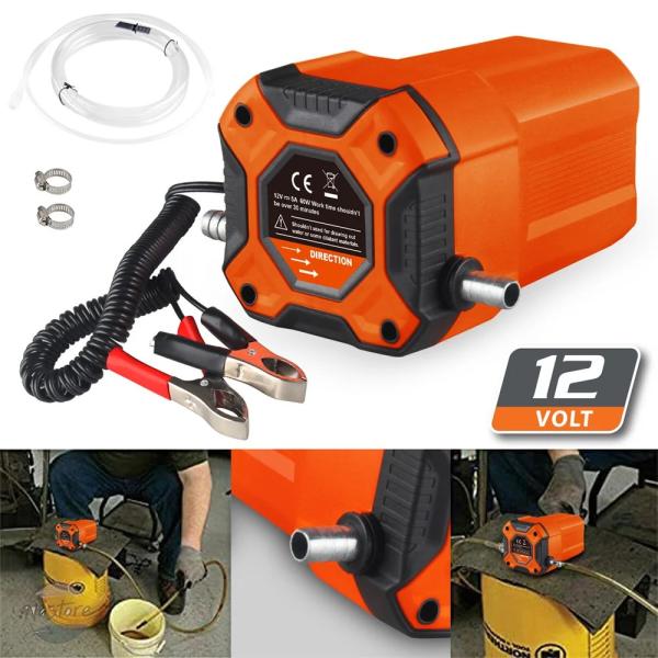 並行輸入品 バイク エンジン 12v 電動自動 オイル吸引ポンプ 80w 燃料供給オイル原油フルード吸引ポンプ ボート 部品 カスタムパーツ アクセサリー