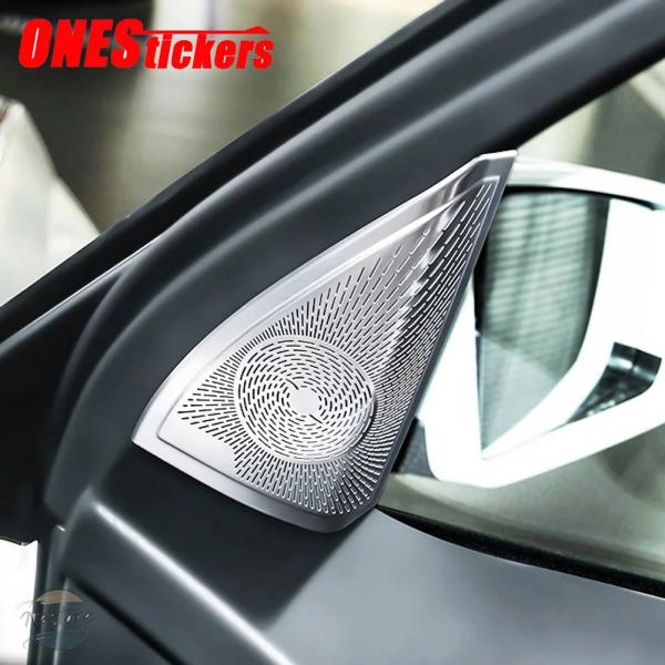 【並行輸入品】ステレオオーディオスピーカーカバー A-PILLAR トライアングルツイーター トリムカバー メルセデスベンツGLKクラスX204