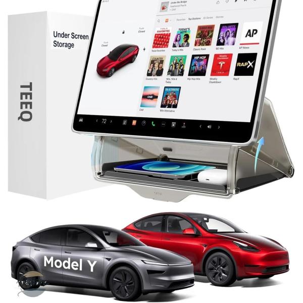 並行輸入品 テスラ カスタムパーツ スクリーン下収納ボックス モデル Y