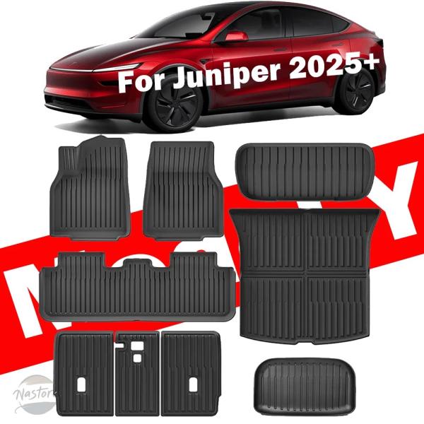 並行輸入品 テスラ 2025 新モデル Y ジュニパーフロアマットカーゴ