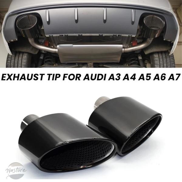 並行輸入品 アウディ a3 マフラー エキゾースト オーバルチップ audi