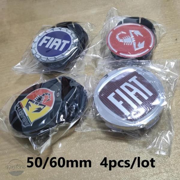 車 ホイールセンターハブキャップ 4個50/60MM フィアット アバルト マレア ムルティプラ プント スティロ ブラボー デュカート フリーモント 車 ハブキャップアクセサリー