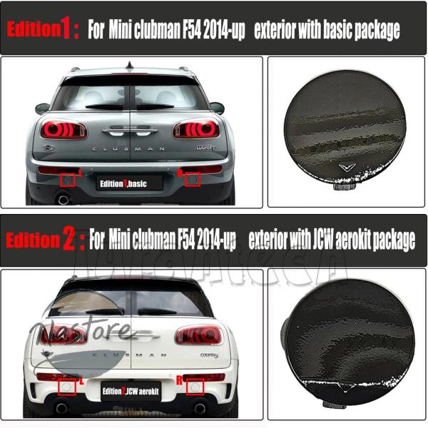 並行輸入品 f54 ミニ mini カバー フロント 14 24クラブマン 牽引 1つ