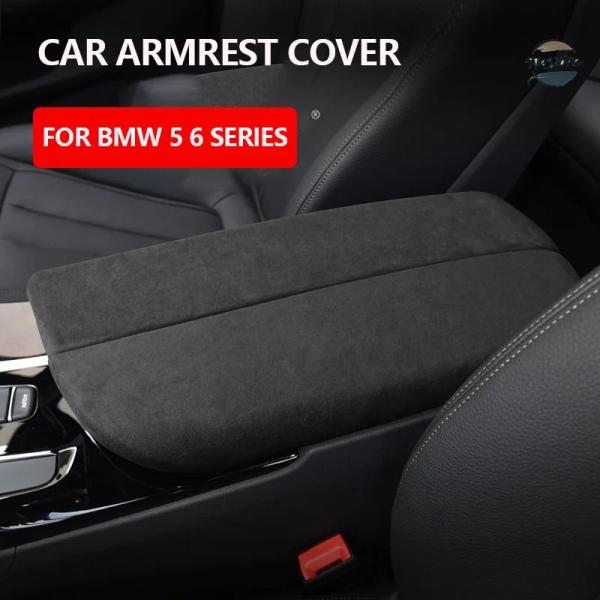 並行輸入品 BMW カバー カスタム 内装 アームレスト 5 6シリーズ f10 f12 2012~2018 2017 スエード製 カーボックス 中央コントロー