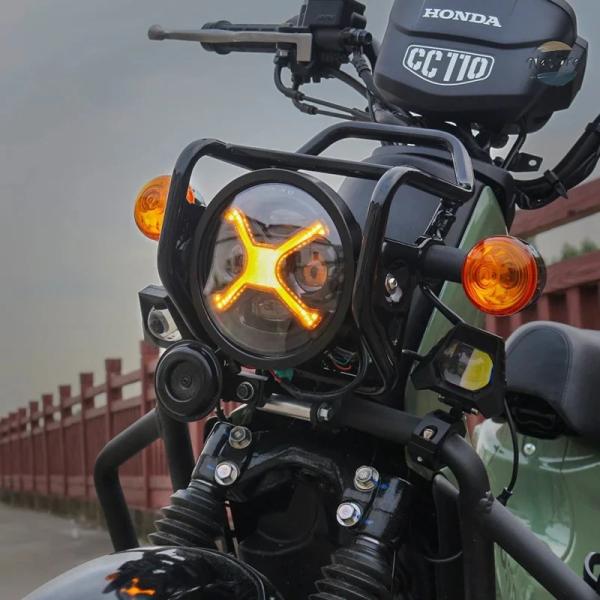 並行輸入品】ホンダ CC110 ヘッド 5.75インチ LEDライト クロスカブ110