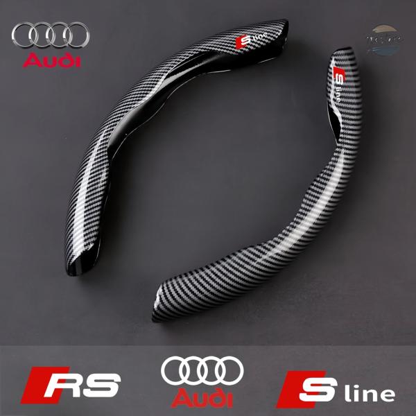 【並行輸入品】アウディ audi s3 カバー ステアリング ホイール アクセサリー カスタム カーボンカー sライン s4 s5 s6 r rs4 q3 q5