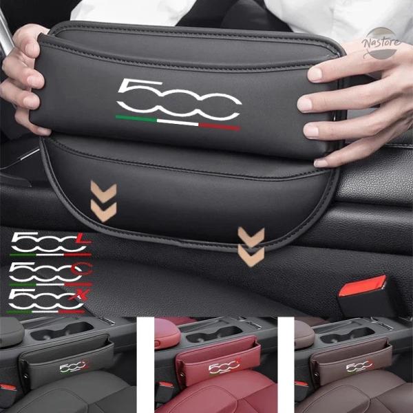 並行輸入品 多機能カーシート隙間オーガナイザー収納ボックスポケットユニバーサルフィアット500 500C 2012 500X 500Lアバルト695自動車アクセ
