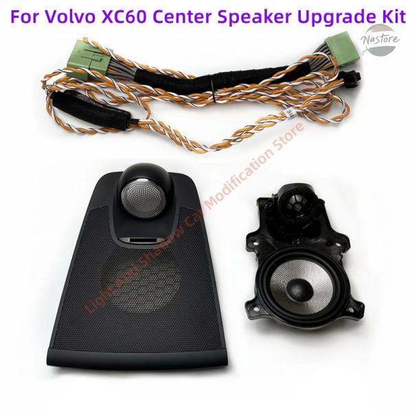 並行輸入品 車のダッシュボードセンタースピーカーに適したボルボXC60オーディオ改造アップグレードツイーターカバープラグアンドプレイ