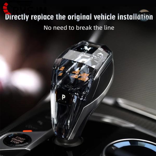 【並行輸入品】HDクリスタルギアシフトノブタイプロッドカーアクセサリーBMW G30 G32 G01 G08 G11 G12 i8 F01 F10 F20 F3