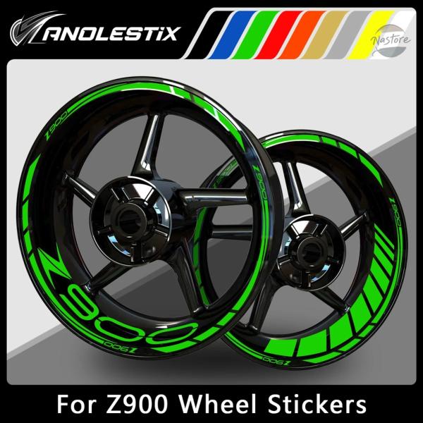 並行輸入品 AnoleStix 反射バイクホイールステッカー ハブデカール