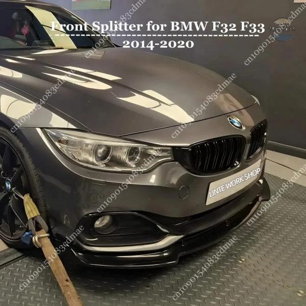 【並行輸入品】BMW f32 スポイラー リップ 4シリーズ 2ドアクーペ 2014 2020 フロント バンパー カスタムパーツ 部品 アクセサリー