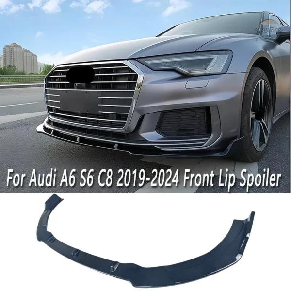 並行輸入品 アウディ a6 カバー スポイラー リップスポイラー リップ s6 c8 tfsi tdi avant 2019 カスタムパーツ 部品 アクセサリー