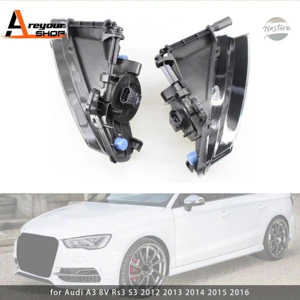 並行輸入品 アウディ a3 フォグランプ 8v rs3 s3 2012 16 フロント右 ペア 電球 カスタムパーツ 部品 アクセサリー