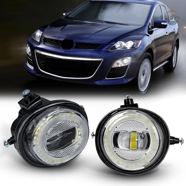 並行輸入品 マツダ フォグランプ ヘッドライト rx 8 cx 5 7 9 mx 2 3 6 2004 2017 デイタイム カスタムパーツ 部品 アクセサリー