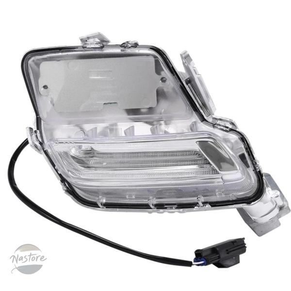 並行輸入品 ボルボ XC60 2014-2018 用 左側カーデイタイムランニングライト フロントバンパー LEDフォグランプ DRL 31364330