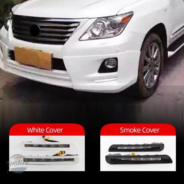 並行輸入品 CSCSNL レクサス LX570 2011用 LED デイタイムランニングライト 車用アクセサリー 防水 DRL フォグランプ ウインカーランプ 