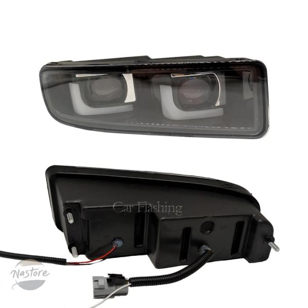 並行輸入品 LEDターンシグナルデイタイムランニングライトカーDRLレクサスLX470シグナス1998-2007デイライトフロントバンパーフォグランプアセンブリ