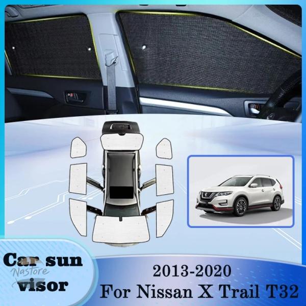並行輸入品 日産エクストレイル ローグ T32 2013-2020用 サンシェード フロントガラス 紫外線防止バイザー 車内ウィンドウ フロントガラスサラウンドバイザー 車