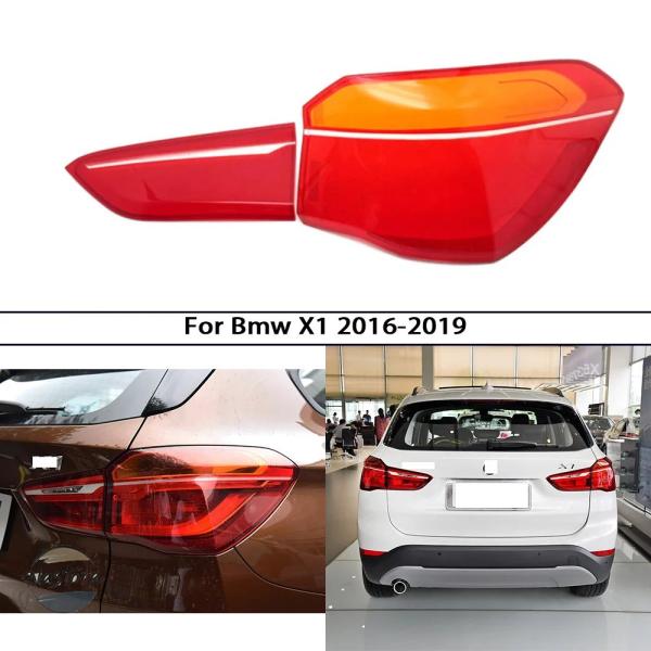 並行輸入品 BMW X1 F48 F49 2016-2019用リアブレーキテールライトカバーランプシェルプレキシガラスマスクハウジング純正ランプシェード交換用