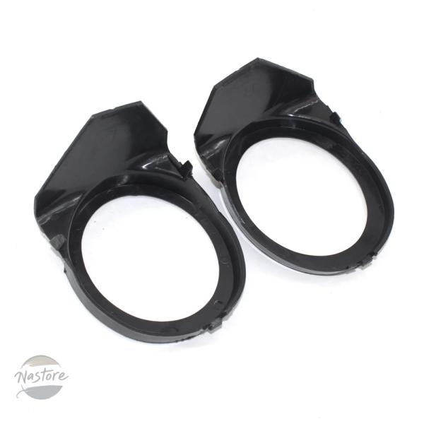 並行輸入品 BMW E46 M3 2001-2006用フォグランプカバーフードフォグライトサラウンドトリムフレームグリル2個セット（自動車アクセサリー）