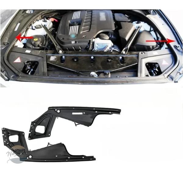 並行輸入品 BMW 5シリーズ F10 F18用 フロントバンパー エンジンルームカバー ラバーストリップ 2011-2013 51767019803 5176