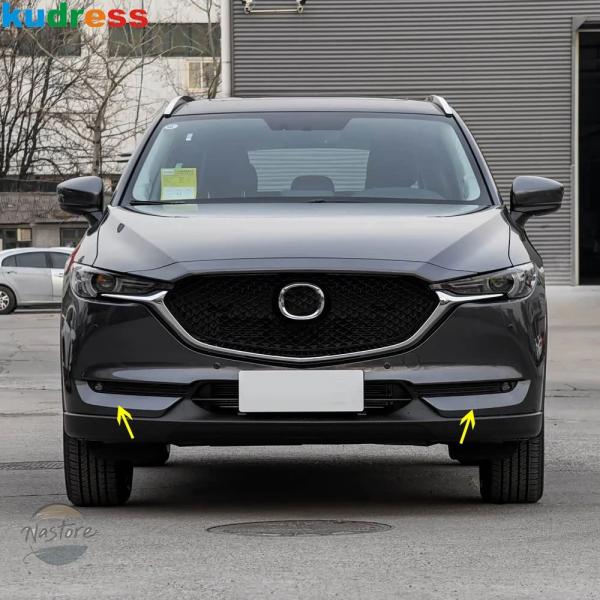 並行輸入品 マツダ CX-5 CX5 KF 2017-2021 CX-8 CX8 2017-2023 用フロントフォグランプアイブロウカバートリム クロームカー