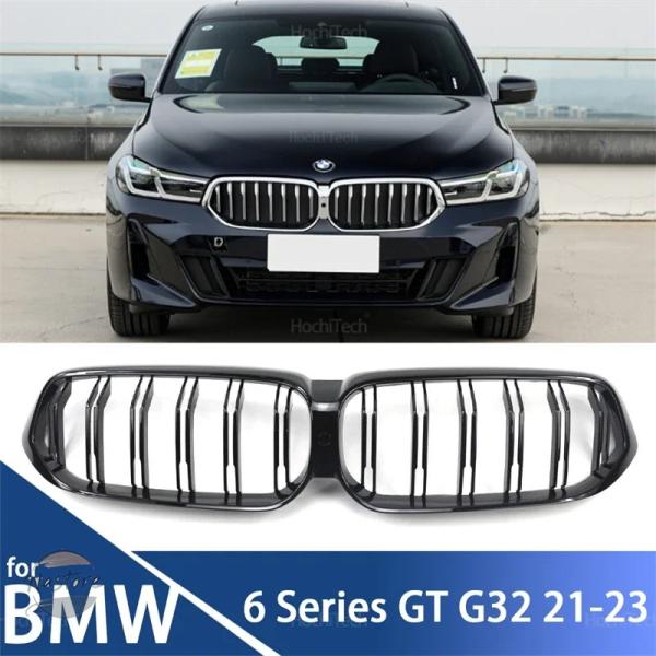並行輸入品 g32 BMW グリル カスタムパーツ アクセサリー 6gt シリーズ グランツーリスモ フェイスリフト 高品質 カラー ブラック デュアル スラッ