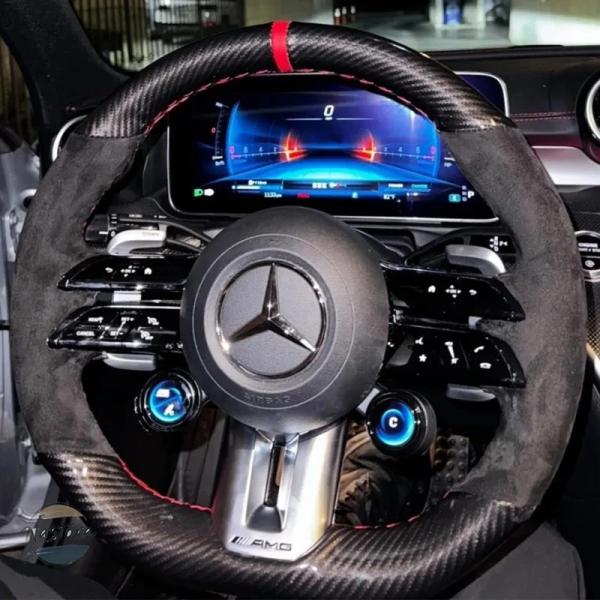並行輸入品 cls53 a45s sl43 sl55 メルセデスベンツ ステアリング カスタムパーツ アクセサリー ホイール カバー amg a35 a45 c