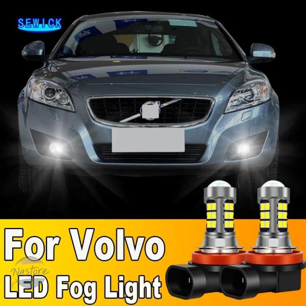 並行輸入品 xc60 xc70 c30 s40 ボルボ カスタムパーツ アクセサリー c70 s80 v50 v70 led フォグ ランプ バルブ h11 c