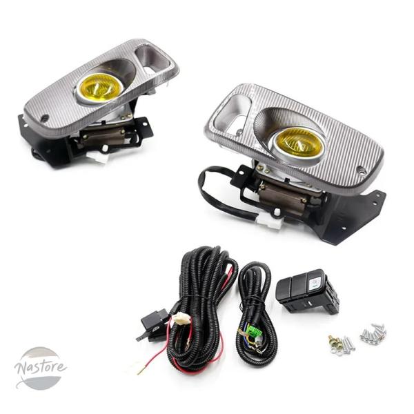 並行輸入品 日産 カスタムパーツ アクセサリー マーチ マイクラ フロントバンパー フォグ ランプ 12v